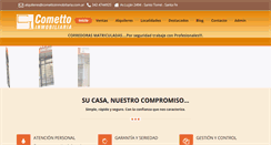 Desktop Screenshot of comettoinmobiliaria.com.ar